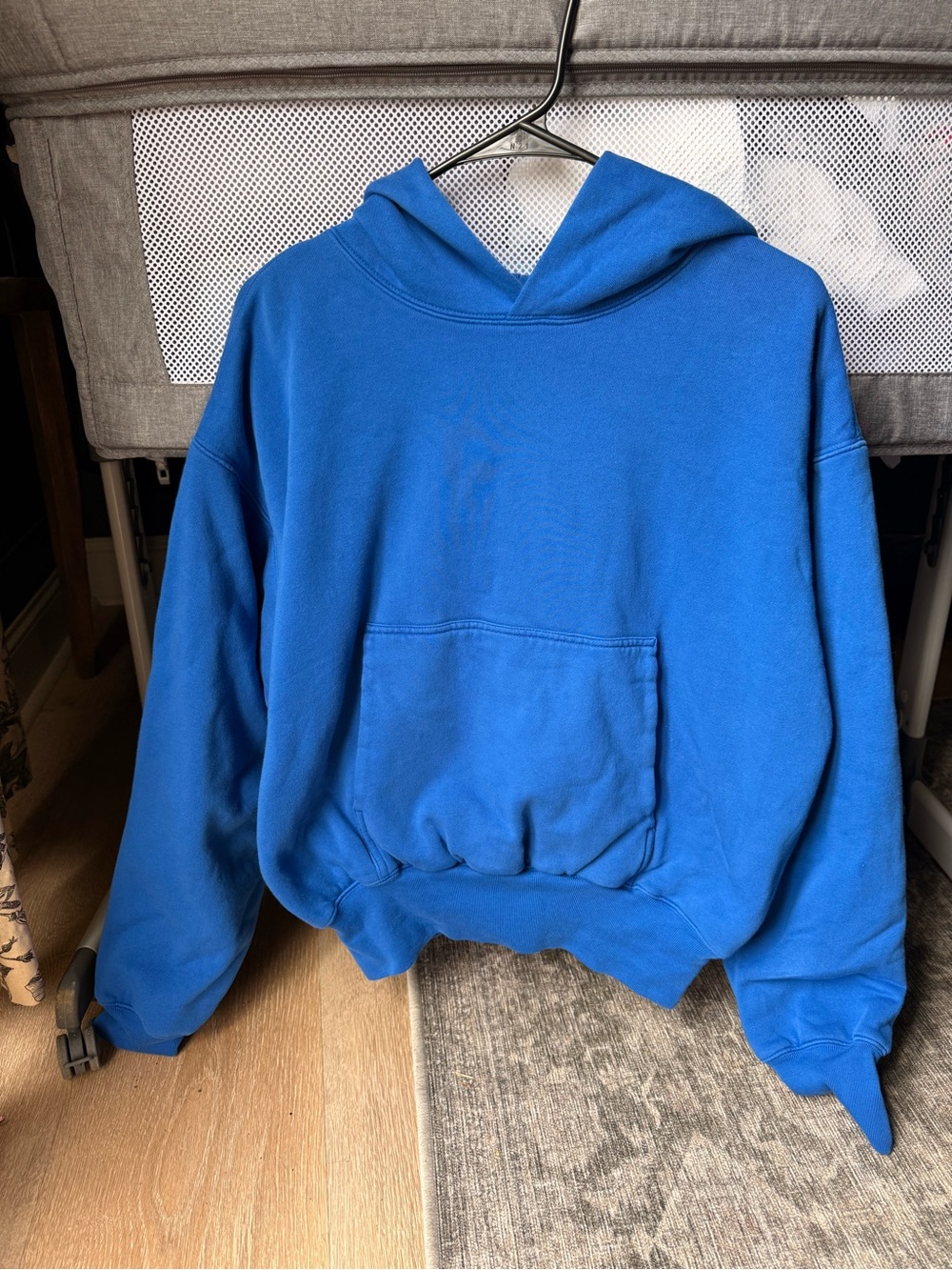 YZY Blue Pullover Hoodie